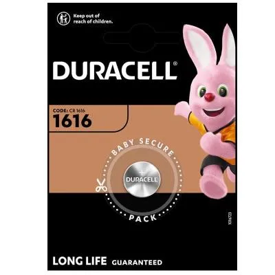 Батарейка Duracell литиевая CR1616-1BL