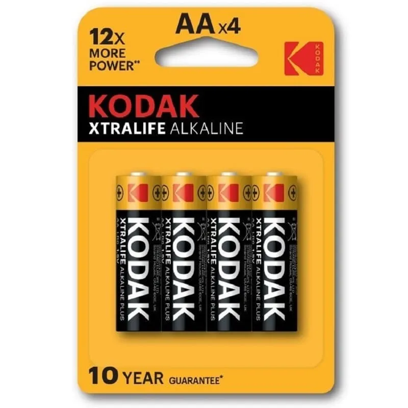 Батарейка Kodak алкалиновая LR6-4BL XTRALIFE Alkaline