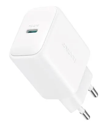 Сетевое зарядное устройство Адаптер Блок питания Joyroom JR-TCF20EU PD 20W QC3.0 Type-C USB-C белое