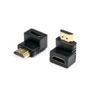 Адаптер переходник HDMI - HDMI угловой Atcom AT3804 черный