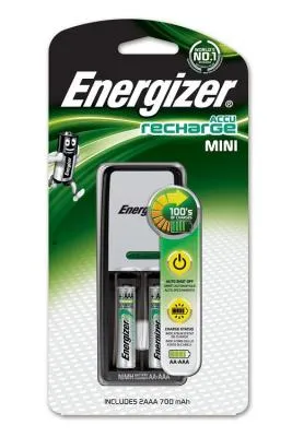 Зарядное устройство для аккумуляторных батареек Energizer Charger Mini EU + 2 HR6 2000mAh