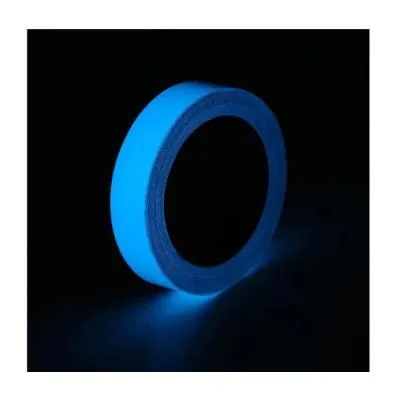 Фотолюминесцентная самоклеющаяся лента безопасности 1.5х100 см, синие свечение