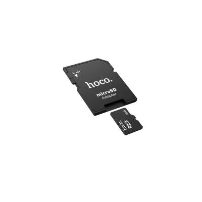 Адаптер переходник для карты памяти Hoco HB22 microSD/SD черный