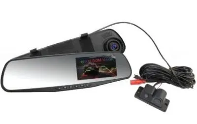 Видеорегистратор Sho-Me SFHD-600 3 в 1 зеркало 4,3 дюйма, Full HD, 2 камеры, датчик парковки