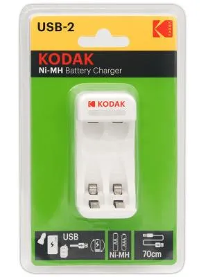 Зарядное устройство для аккумуляторных батареек Kodak C8001B USB-2