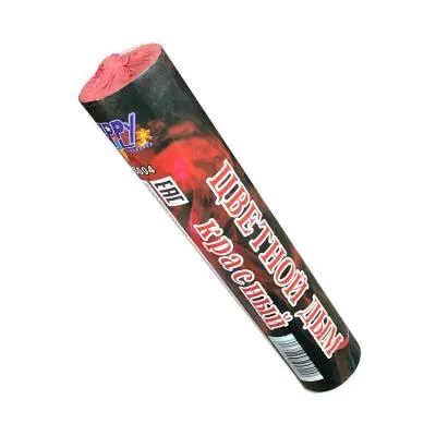 Цветной дым Happy Family FPS004 фонтан 120 сек красный