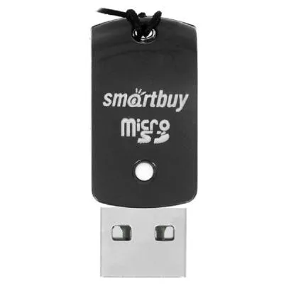 Картридер Smartbuy 706 USB 2.0-MicroSD черный (SBR-706-K)