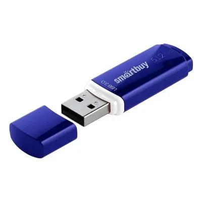 Флеш-накопитель Smartbuy Crown USB 3.0/3.1 синий 512Gb