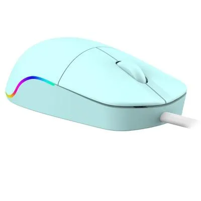 Мышь проводная DEFENDER Azora MB-241 голубой,3 кнопки, 3D,1200 dpi 1.8м
