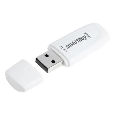 Флеш-накопитель Smartbuy Scout USB 3.0/3.1 белый 128Gb