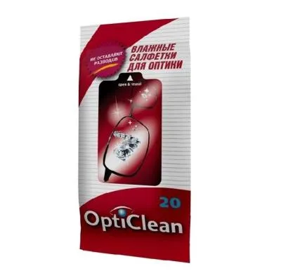 Влажные салфетки OptiClean N20 для оптики