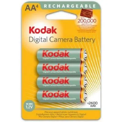 Батарейка аккумуляторная Kodak HR6-4BL 2600mAh никель-металлгидридный предзаряженные