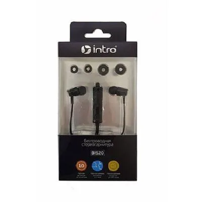 Наушники Bluetooth Intro BI520 черные