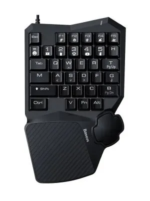 Мини-клавиатура проводная игровая Baseus Gamo GK01 черная GMGK01-01
