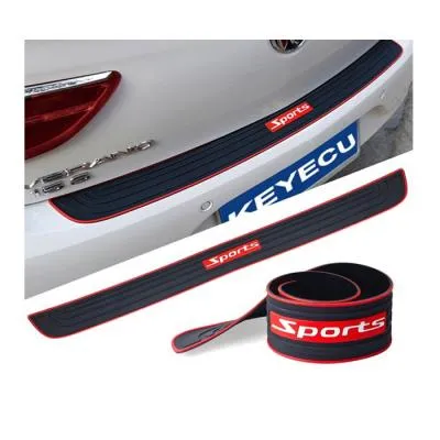 Накладка зоны погрузки багажника KLNT-DG908 резиновая на 3M-скотче черная