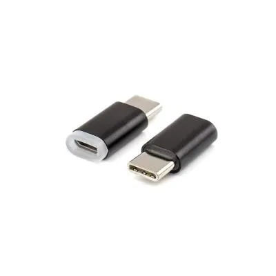 Адаптер переходник с Micro USB на Type-C USB Atcom AT8101 черный