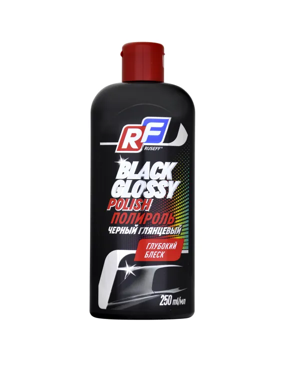 фото Полироль черный глянцевый 250мл RUSEFF