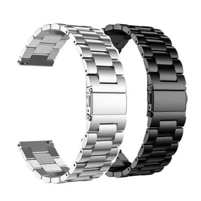 Универсальный ремешок для часов 20мм металлический серебро