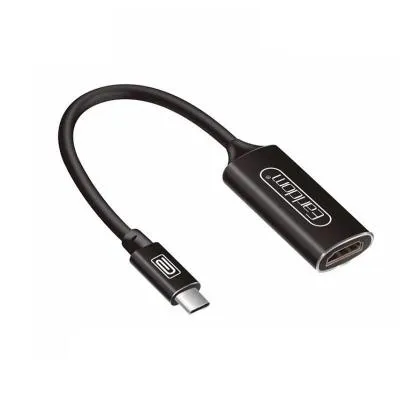 Адаптер переходник конвертер с Type-C USB на HDMI 4K Ealdom ET-W11 черный