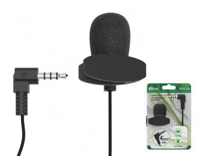 Микрофон петличный jack 3,5mm 4 pin Ritmix RCM-102 4-х пиновый разъем