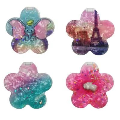 POPSOCKET попсокет для телефона цветок с зеркальцем рисунок в ассортименте