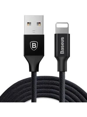 Кабель для зарядки iphone Lightning Baseus Yiven CALYW-01 2A 1.2м черный