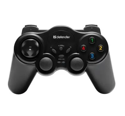 Геймпад беспроводной DEFENDER Game Master Wireless USB, радио, 12 кнопок. 2 стика