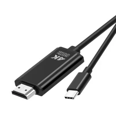 Кабель HDTV Type-C - HDMI 4K Ulta HD Fixtor OT-9582B черный