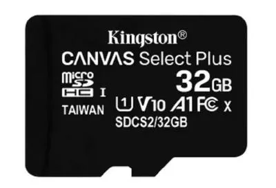 Карта памяти Kingston Micro Class 10 UHS-I A1 Canvas Select Plus 32Gb без адаптера