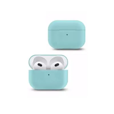 Чехол для наушников  3 силикон sky blue