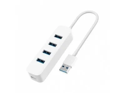 Разветвитель Хаб Hab Xiaomi Mi Line Splitter 4USB 3.0+PD белый