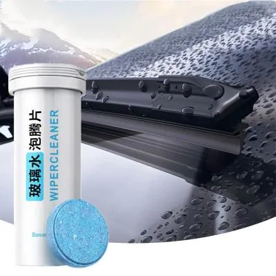 Таблетки для чистки стекол и фар стеклоомыватель Baseus Auto Glass Cleaner Effervescent Tablets 12шт CRBLS-02