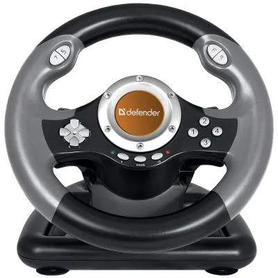 Игровой руль Defender Challenge Mini LE USB, мини, 10 кнопок
