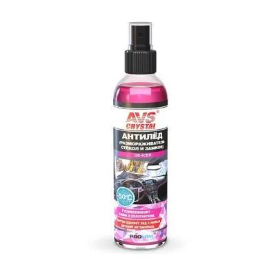 Размораживатель стекол и замков Антилед с распылителем 250 мл AVS AVK-186