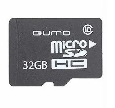 Карта памяти QUMO MicroSDHC Class 10 UHS-I 3.0 90MB/s 32Gb без адаптера