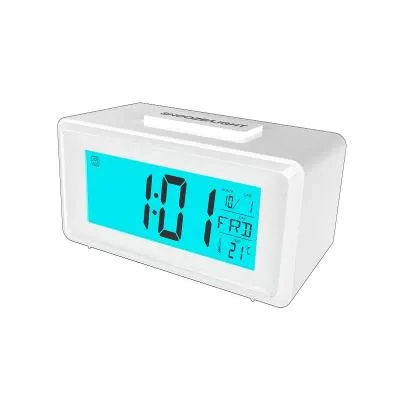 Часы-будильник Ritmix CAT-101 белый