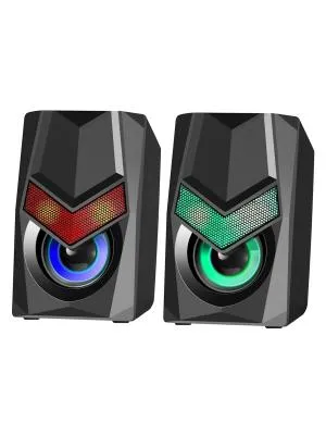 Акустическая система 2,0 DEFENDER Solar 1 6 Вт, подсветка, питание от USB