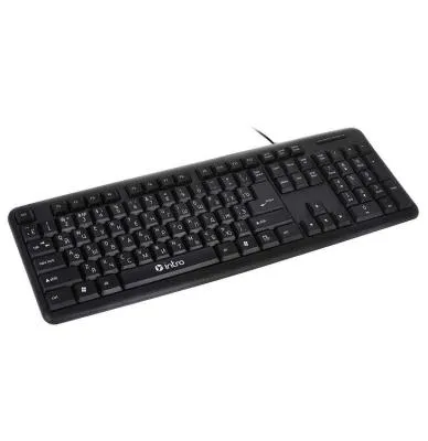 Клавиатура проводная Intro KU100 черная 