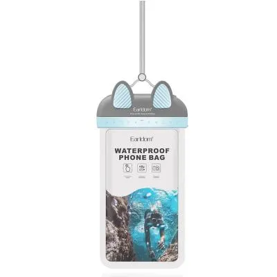 Чехол водонепроницаемый Ealdom ET-S5 225x117mm серый