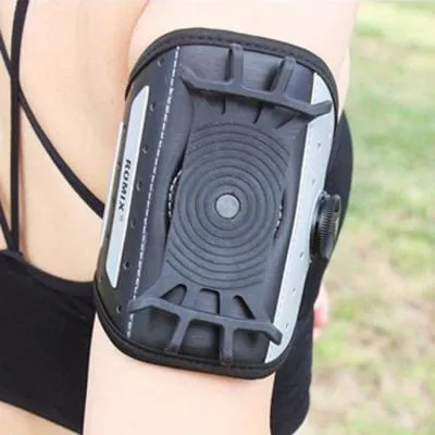 Спортивная повязка на руку с креплением для телефона PICTET FINO RH65 White