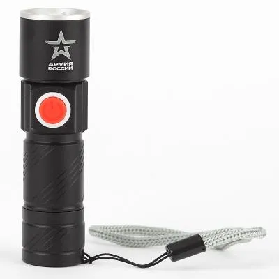 Фонарь Армия России MA-601 универсальный Циркон 600mAh 3Вт, 3 режима, блистер