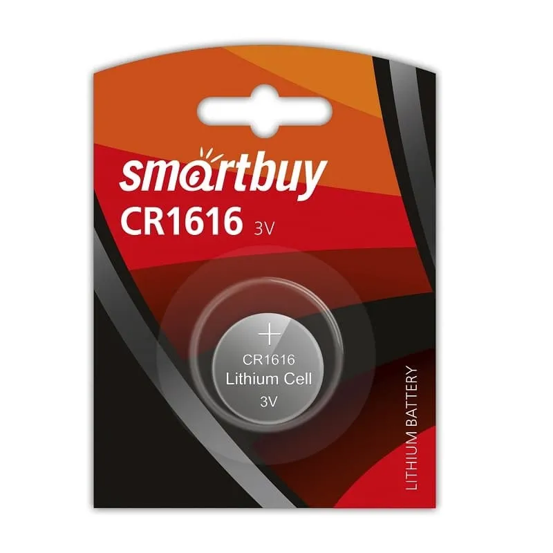 Батарейка Smartbuy литиевая CR1616/1B (SBBL-1616-1B)
