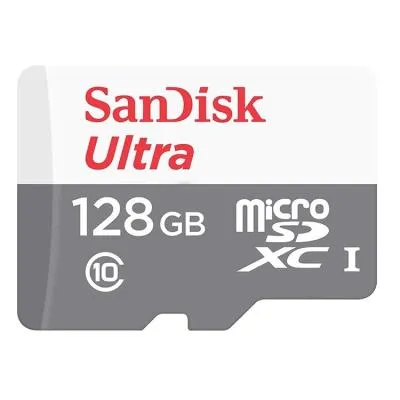 Карта памяти Sandisk Ultra Android MicroSDXC UHS-I Class 10 100MB/s 128Gb без адаптера
