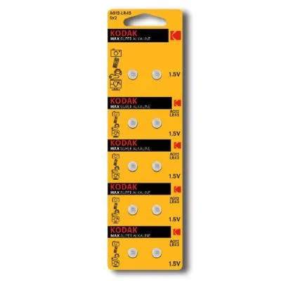 Батарейка Kodak алкалиновая AG7 (399) LR926, LR57 (KAG7-10) Max