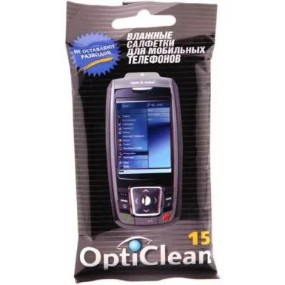 Влажные салфетки OptiClean N15 для мобильных телефонов и КПК