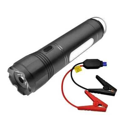 Пусковое устройство для автомобиля My KYT 10000mAh QC3.0 с фонариком черное