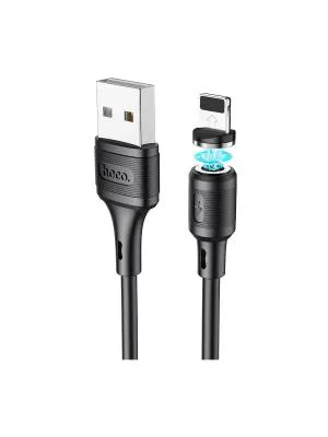 Кабель для зарядки iphone Lightning HOCO X52 2.4А магнитный черный