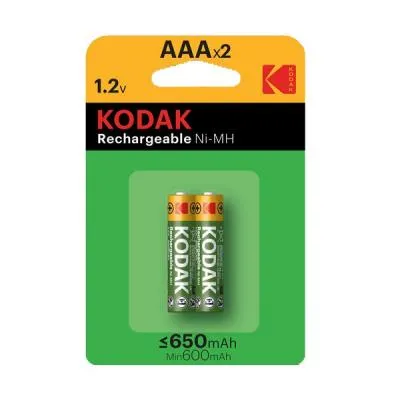 Батарейка аккумуляторная Kodak HR03-2BL 650mAh никель-металлгидридный предзаряженные
