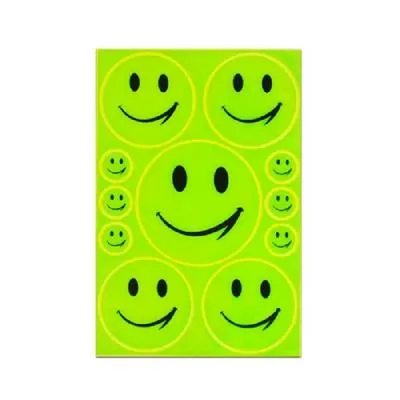 Светоотражающие наклейки Смайлики 11шт