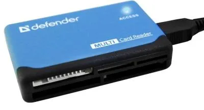 Картридер DEFENDER Ultra USB 2.0, 5 слотов